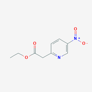 molecular formula C9H10N2O4 B168430 乙酸2-(5-硝基吡啶-2-基)酯 CAS No. 174890-57-4