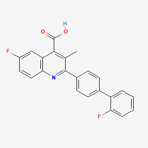 molecular formula C23H15F2NO2 B1684385 Brequinar CAS No. 96187-53-0
