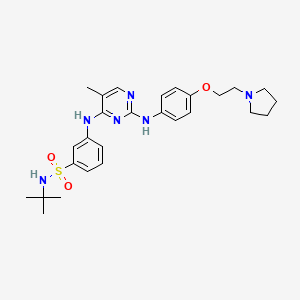 molecular formula C27H36N6O3S B1684426 费达替尼 CAS No. 936091-26-8