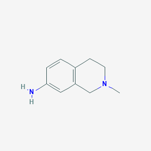 B168446 2-Methyl-1,2,3,4-tetrahydroisoquinolin-7-amine CAS No. 14097-40-6