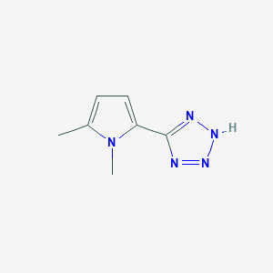 B168447 5-(1,5-dimethyl-1H-pyrrol-2-yl)-2H-tetrazole CAS No. 158773-71-8