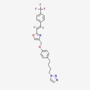 molecular formula C25H23F3N4O2 B1684479 木布替尼 CAS No. 366017-09-6