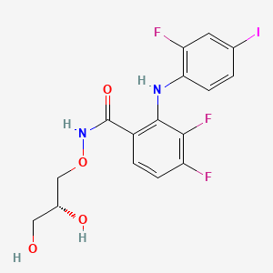 molecular formula C16H14F3IN2O4 B1684481 PD0325901 CAS No. 391210-10-9