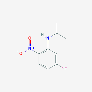 B168450 5-Fluoro-N-isopropyl-2-nitroaniline CAS No. 131885-33-1