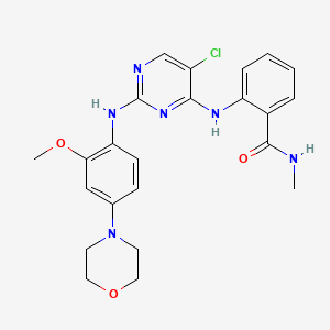 B1684528 2-({5-Chloro-2-[(2-Methoxy-4-Morpholin-4-Ylphenyl)amino]pyrimidin-4-Yl}amino)-N-Methylbenzamide CAS No. 761437-28-9