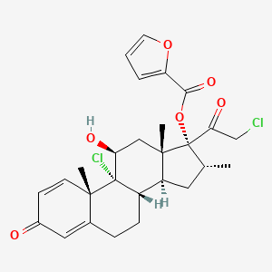 molecular formula C27H30Cl2O6 B1684551 Mometasone furoate CAS No. 83919-23-7