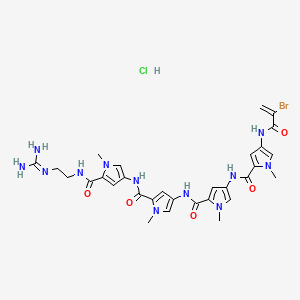B1684557 Brostallicin hydrochloride CAS No. 203258-38-2