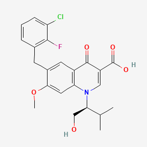 molecular formula C23H23ClFNO5 B1684570 Elvitegravir CAS No. 697761-98-1