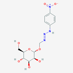 B016846 Mannopyranosylmethyl-4-nitrophenyltriazene CAS No. 101396-17-2