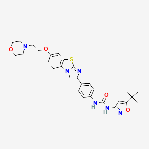 B1684608 Quizartinib dihydrochloride CAS No. 1132827-21-4
