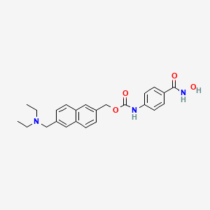 molecular formula C24H27N3O4 B1684626 ギビノスタット CAS No. 497833-27-9