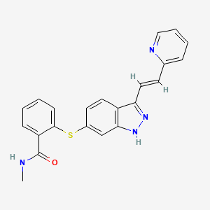 molecular formula C22H18N4OS B1684631 Axitinib CAS No. 319460-85-0
