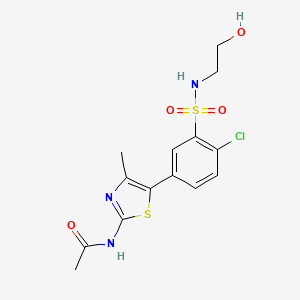 molecular formula C14H16ClN3O4S2 B1684650 PIK-93 CAS No. 593960-11-3