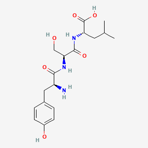 molecular formula C18H27N3O6 B1684654 酪氨酸亮氨酸肽 CAS No. 138168-48-6