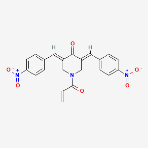 molecular formula C22H17N3O6 B1684657 b-AP15 CAS No. 1009817-63-3