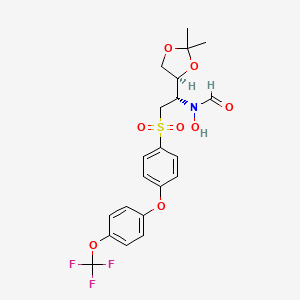 molecular formula C21H22F3NO8S B1684668 ABT-518 CAS No. 286845-00-9