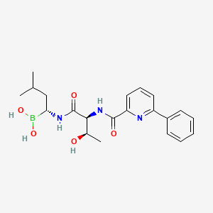 molecular formula C21H28BN3O5 B1684677 Delanzomib CAS No. 847499-27-8