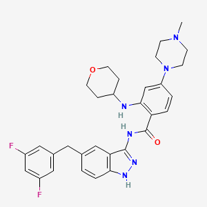 molecular formula C31H34F2N6O2 B1684687 Entrectinib CAS No. 1108743-60-7