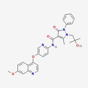 molecular formula C30H29N5O5 B1684692 AMG-458 CAS No. 913376-83-7