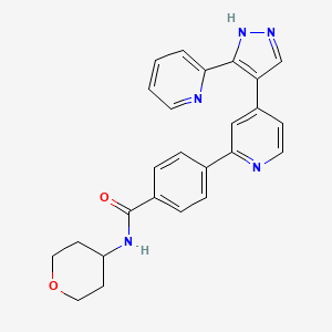 molecular formula C25H23N5O2 B1684705 GW788388 CAS No. 452342-67-5