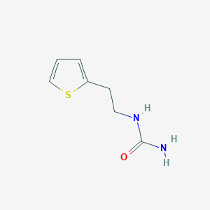 molecular formula C7H10N2OS B168482 N-(2-噻吩-2-基乙基)脲 CAS No. 106860-34-8