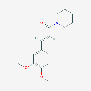 molecular formula C16H21NO3 B168512 1-(3,4-二甲氧基肉桂酰)哌啶 CAS No. 128261-84-7
