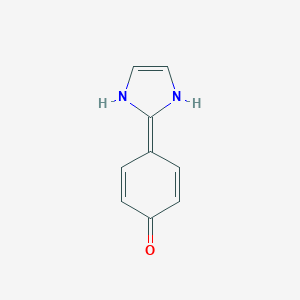 molecular formula C9H8N2O B168543 4-(1H-咪唑-2-基)酚 CAS No. 15548-89-7