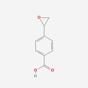 molecular formula C9H8O3 B168548 4-(环氧-2-基)苯甲酸 CAS No. 159262-71-2