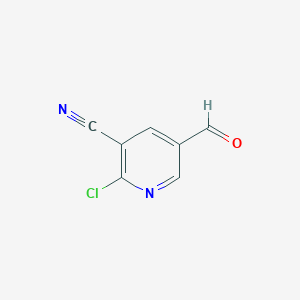B168586 2-Chloro-5-formylnicotinonitrile CAS No. 176433-46-8