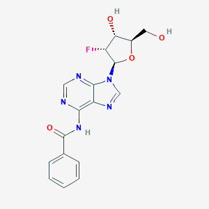 molecular formula C17H16FN5O4 B168600 N6-苯甲酰-2'-氟-2'-脱氧腺苷 CAS No. 136834-20-3