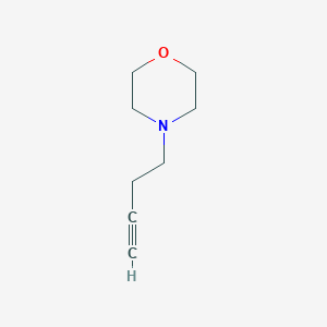 molecular formula C8H13NO B168611 4-(丁-3-炔-1-基)吗啉 CAS No. 14731-39-6