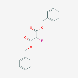 molecular formula C17H15FO4 B168617 二苄基-2-氟丙二酸酯 CAS No. 133384-81-3