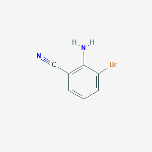 molecular formula C7H5BrN2 B168645 2-Amino-3-bromobenzonitrile CAS No. 114344-60-4