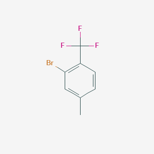 molecular formula C8H6BrF3 B168650 2-Bromo-4-methylbenzotrifluoride CAS No. 121793-12-2