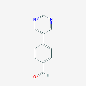 B168655 4-(Pyrimidin-5-yl)benzaldehyde CAS No. 198084-12-7
