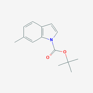 molecular formula C14H17NO2 B168660 叔丁基6-甲基-1H-吲哚-1-羧酸酯 CAS No. 127956-24-5