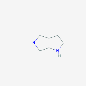 B168697 5-Methyloctahydropyrrolo[3,4-b]pyrrole CAS No. 132414-59-6