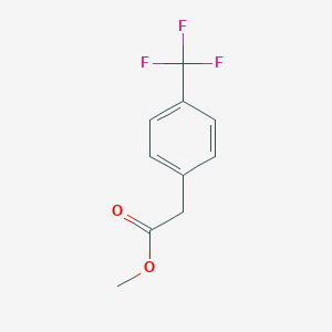 molecular formula C10H9F3O2 B168734 Methyl 2-[4-(trifluoromethyl)phenyl]acetate CAS No. 135325-18-7