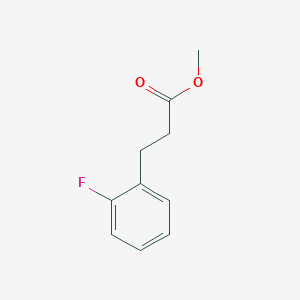 molecular formula C10H11FO2 B168739 Methyl 3-(2-fluorophenyl)propanoate CAS No. 143654-59-5