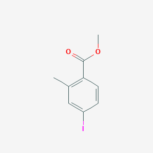 molecular formula C9H9IO2 B168745 Methyl 4-iodo-2-methylbenzoate CAS No. 103440-53-5