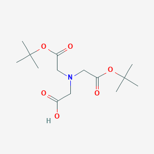 molecular formula C14H25NO6 B168758 2-(Bis(2-(tert-butoxy)-2-oxoethyl)amino)acetic acid CAS No. 171557-31-6