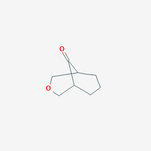 molecular formula C8H12O2 B168774 3-Oxabicyclo[3.3.1]nonan-9-one CAS No. 101567-96-8