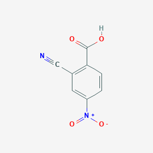molecular formula C8H4N2O4 B168783 2-氰基-4-硝基苯甲酸 CAS No. 126388-92-9