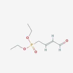 molecular formula C8H15O4P B016880 4-(Diethylphosphono)-2-butenal CAS No. 110905-37-8