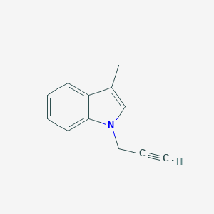 molecular formula C12H11N B168815 3-Methyl-1-prop-2-ynylindole CAS No. 134478-87-8