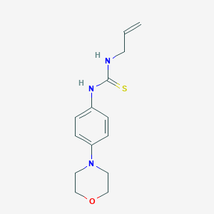 molecular formula C14H19N3OS B168826 1-Allyl-3-(4-morpholinophenyl)thiourea CAS No. 19318-84-4
