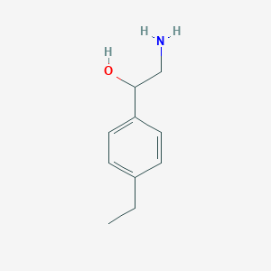 molecular formula C10H15NO B168834 2-氨基-1-(4-乙基苯基)乙醇 CAS No. 133562-39-7