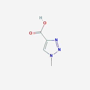 molecular formula C4H5N3O2 B168845 1-甲基-1H-1,2,3-三唑-4-羧酸 CAS No. 16681-71-3