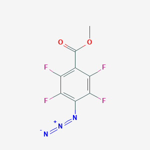 molecular formula C8H3F4N3O2 B016885 4-叠氮基-2,3,5,6-四氟苯甲酸甲酯 CAS No. 122590-75-4