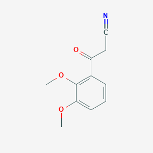 molecular formula C11H11NO3 B168850 2,3-Dimethoxybenzoylacetonitrile CAS No. 199102-80-2